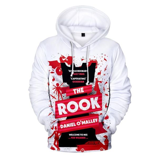 

men's hoodies & sweatshirts classic trendy the rook 3d men/women young people long sleeve hoodie fashion casual sweatshirt pullovers, Black