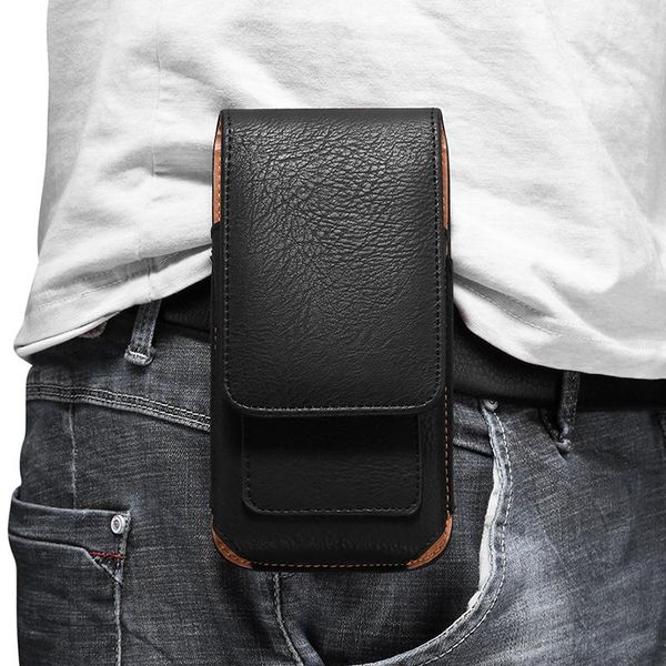 

universal phone bag case for kenxinda kxd a1 d58 waist with card packet belt clip pouch oneplus 9 6.55 inch cell pouches