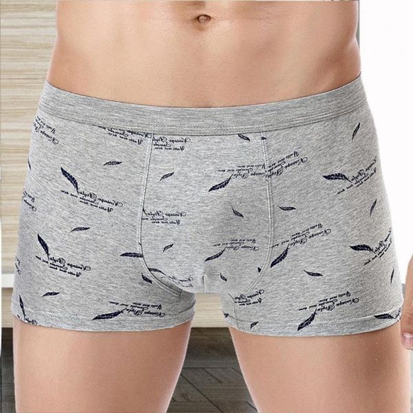 

underpants boxers fashion men mid waist breathable briefs for inside wear underwear boxer, Black;white