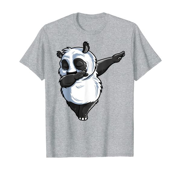 

dabbing panda adorable exotic animated funny ideal gift t-shirt, White;black