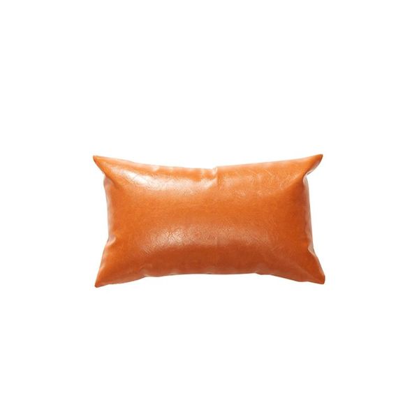 

cushion/decorative pillow imitation leather cushion covers 30*50 40*40 45*45 50*50 60*60cm nordic no inner orange coffee cases dec x201