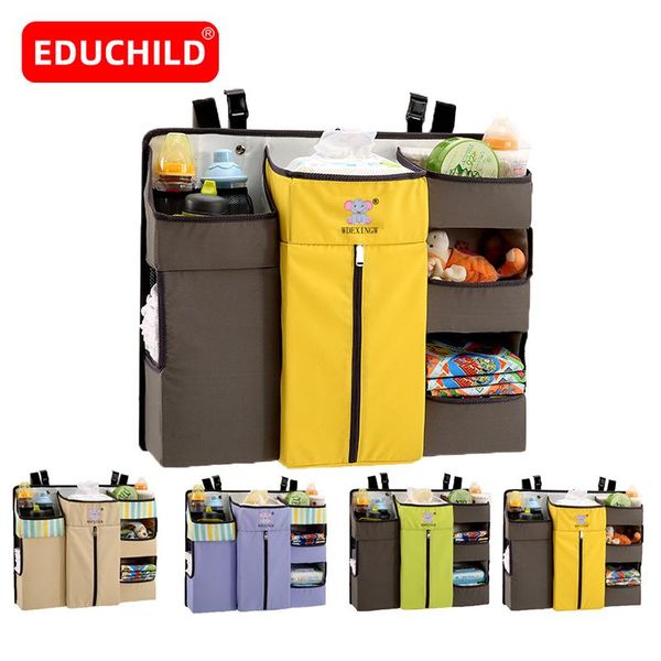 

bedding sets educhild born bed organizer hanging bag multifunction crib diaper storage baby care infant nursing bags