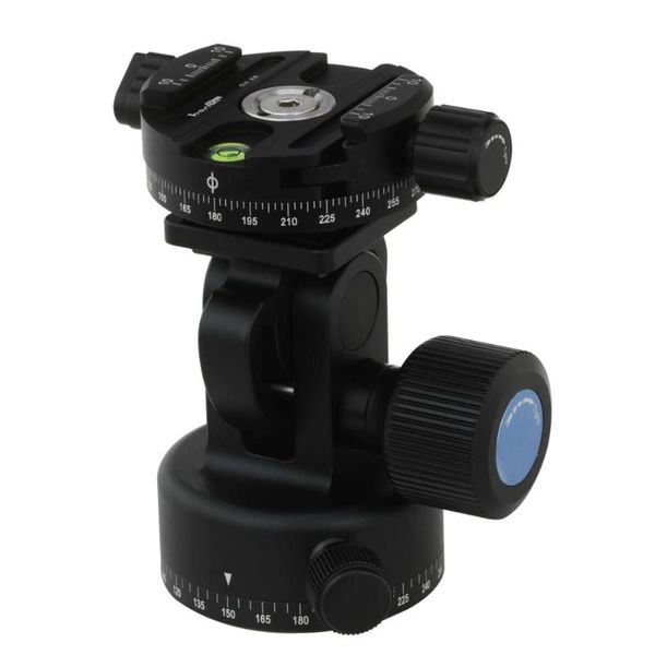 

tripod heads haoge metal monopod tilt head features panning base with 58mm quick release panoramic compatible arca-swiss