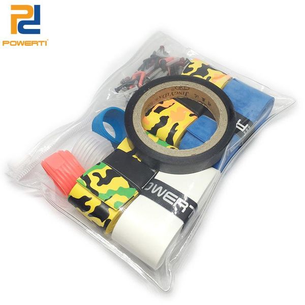 

badminton 4pcs dry overgrip+2pcs racket ring +1pcs grip tape+1pcs grommets set accessory sets