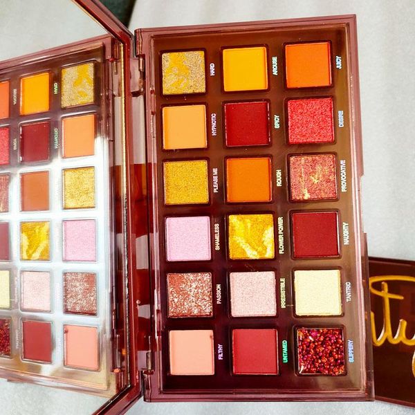 

hua naughty nude makeup shimmer matte 18colors eyeshadow palette