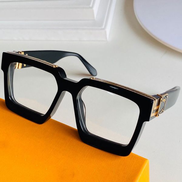 Moda Lou Top Serin Güneş Gözlüğü L 1165 Tasarımcı V Zamansız Klasik Erkek Saf Siyah veya Çerçeve Şeffaf Lens Erkek Yüksek Kalite Orijinal Özelleştirme Kutusu