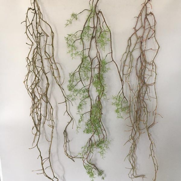 

decorative flowers & wreaths 130cm fake dried tree vine rattan artificial flower for home el wedding diy decoration