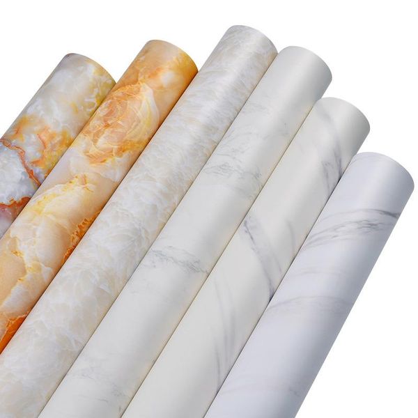 

wallpapers marble waterproof self adhesive wallpaper wall stickers film walls in roll cabinets kitchen papers home decor