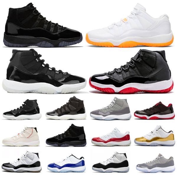

jumpman 11 11s basketball shoes mens sports trainers 25th anniversary bred low bright citrus cegend blue cool crey navy gum women authentic