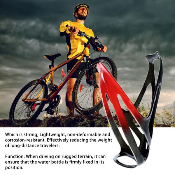 

water bottles & cages portable with screws ultra-light outdoor sports carbon fiber fixed accessories bike bottle holder travel easy install