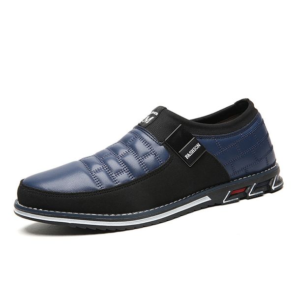 

winter warm plush fur cotton shoes mens loafers slip on split leather moccasin soft comfortable men luxury sneakers male boots, Black