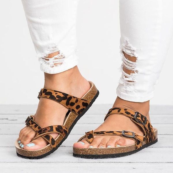 

slippers ladies platform shoes 2021 summer fashion clip toe flip flops rome style cork anti-skid beach women sandals large size, Black