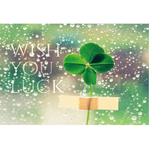 

party decoration st. patrick's day backdrop wish you luck four-leaf clover pography background family decor po booth studio prop