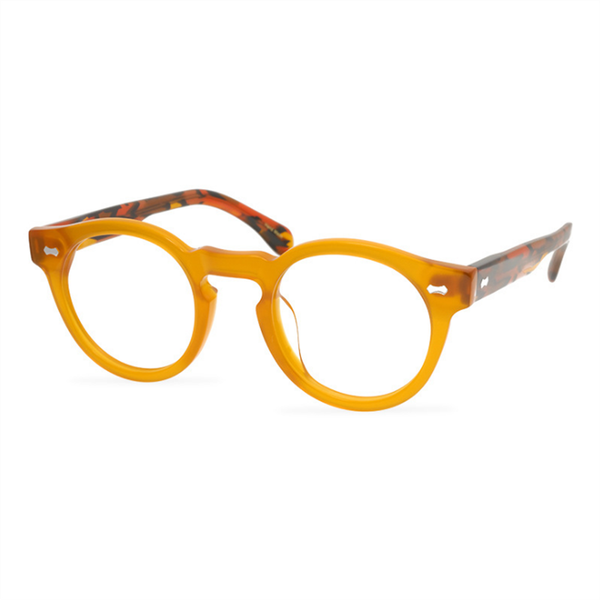 

fashion sunglasses frames round frame eyewear retro japanese design acetate optical eyeglasses clear lens goggle prescription myopia glasses, Black