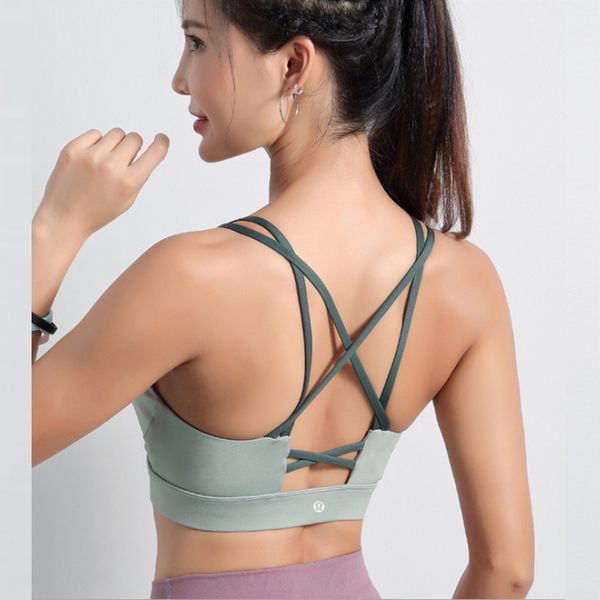 

fitns bra women's sports underwear running shockproof gathering shaping yoga back tank bra-wx06, Black;white