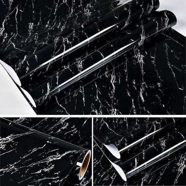 

wallpapers 3m/6mpvc imitation marble texture wallpaper modern waterproof and moisture-proof renovation kitchen bedroom decoration