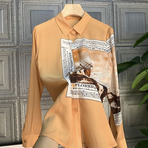 

women's blouses & shirts arrival chic elegant long sleeves c115, White