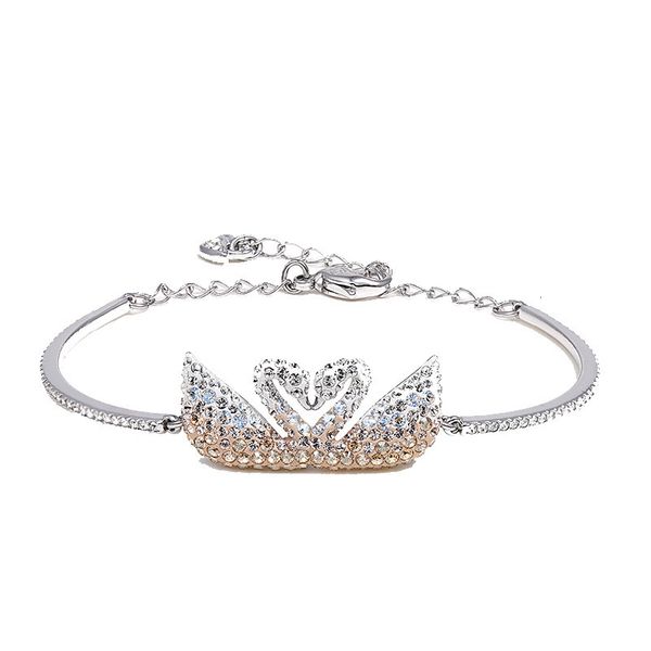 

bracelet shi jia gradient orange double swan female element crystal, Golden;silver
