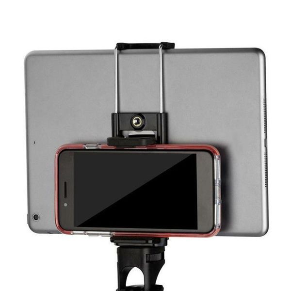 

live broadcast for tablets clip adapter tripod mount accessories extendable arm phone holder grip mobile fixture adjustable cell mounts & ho