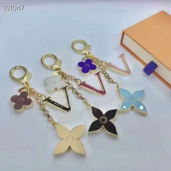 

keychain l letter leather keychains car fashion key ring lanyard cute wallet chain rope portachiavi with box, Silver