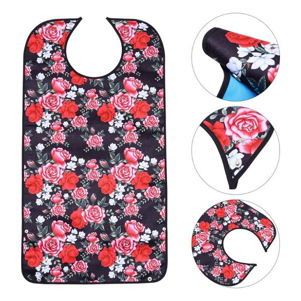

aprons 1pc mealtime eating bib elder clothing protector double layer