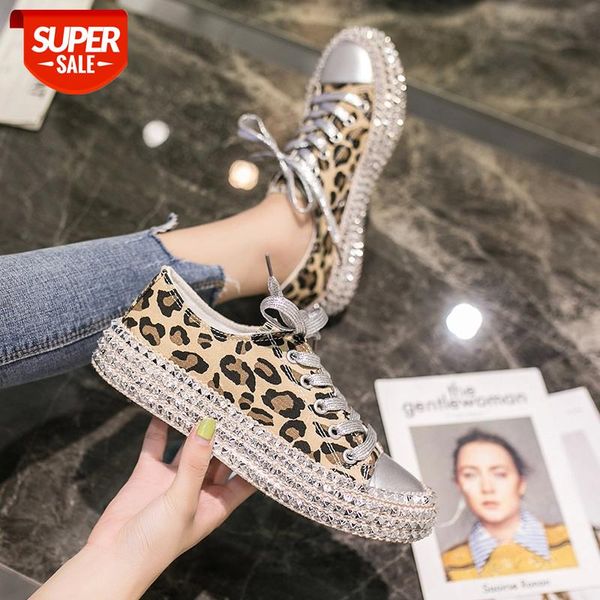 

suede loafers women autumn espadrille shoes crystal all-match fashion women's flats mixed colors round toe rivets drop shipping #re6j