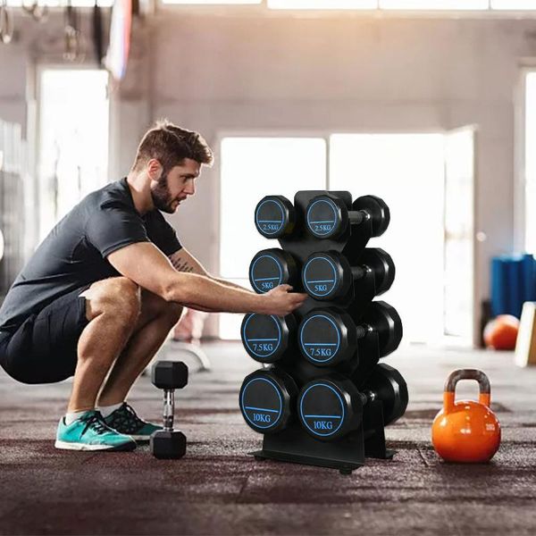 

tier dumbbell bracket practical dispaly rack fitness equipment accessories storage stand for home gym dumbbells