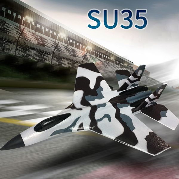

2.4G Glider RC drone SU35 F22 Fixed wing airplane Hand Throwing foam dron Electric Remote Control Outdoor RC Plane toys for boys, Without retail box