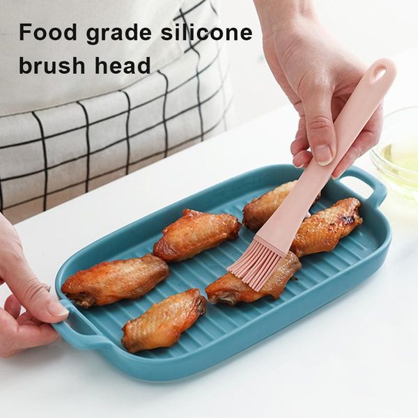 

tools & accessories pastry brush basting bbq sauce marinade silicone heat resistant food grade cooking for kitchen lo