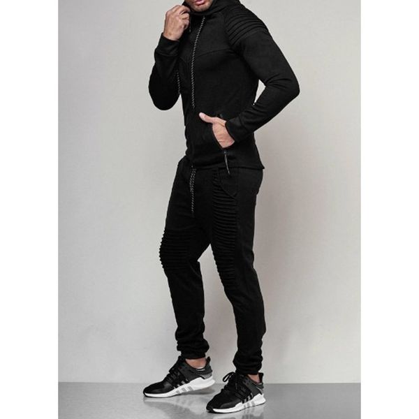 

men's tracksuits masculine outdoors sports and leisure solid cardigan nightgown + suit pants of casual light breathable clothes, Gray