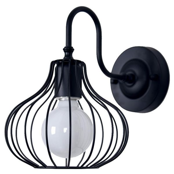 

wall lamp el guest room bedroom creative personality bedside restaurant cafe led aisle iron light retro lamps