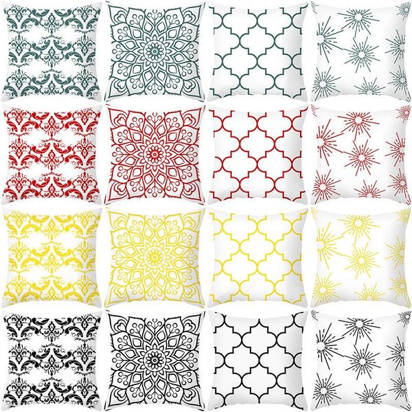 

cushion/decorative pillow geometric cushion cover 45*45 covers mandala decorative cushions for sofa throw pillows polyester pillowcase home