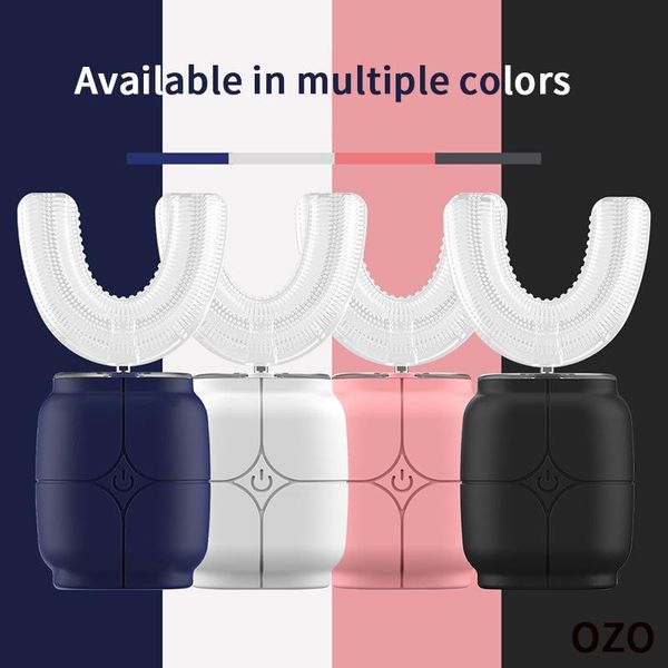 

smart electric toothbrush sonic xaomi three cleaning modes with u-shaped soft silicone brush head