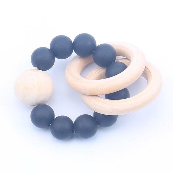 

pacifiers# baby pacifier clip chain teether bracelet silicone wooden children's molar teeth nipple bottle toy
