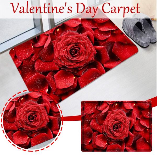 

valentine's day welcome doormats home carpets decor carpet living room family mat, bedroom, door mat#p30 bath mats