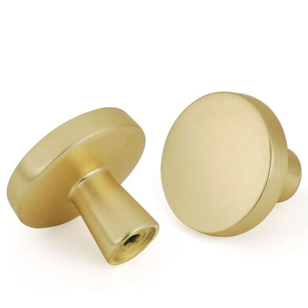 

handles & pulls golden warm cabinet door knobs brushed gold drawer pull kitchen hardware solid dresser bathroom decorative knob