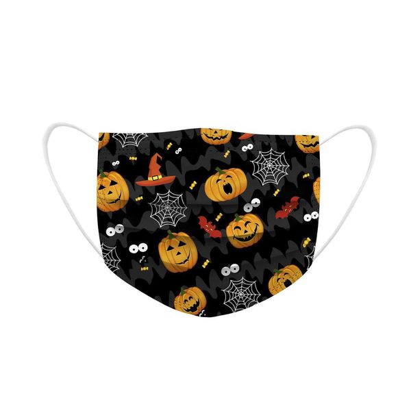 

50pcs children's disposable masks 3-ply masks breathable dust-proof kids mask masqu mascaras halloween cosplay facemask