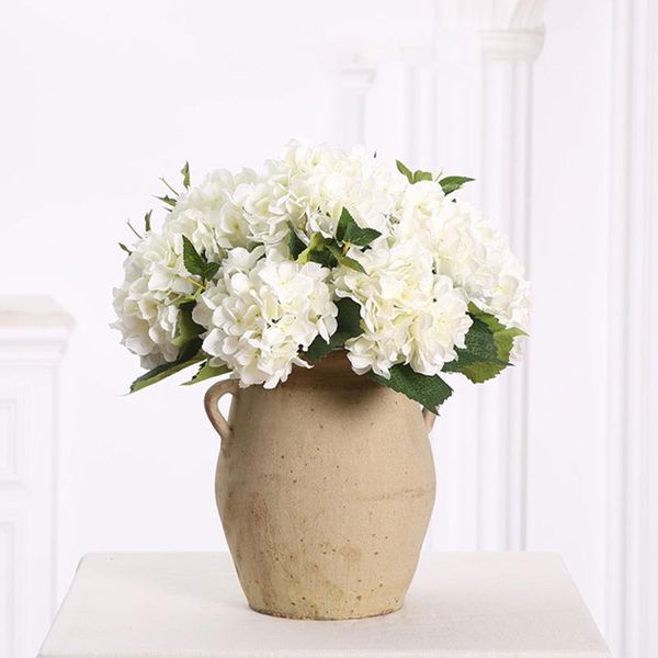 

gift california hydrangea vivid artificial flowers plant home and garden decoration 46cm decorative & wreaths