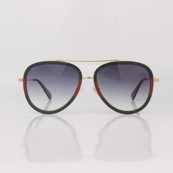 

pilot metal trim women sunglasses fashion double bar men, White;black