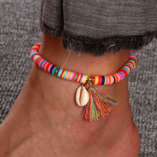 

zoshi bohemian shell anklets for women tassel charms ankle bracelet handmade summer beach jewelry foot, Golden;silver