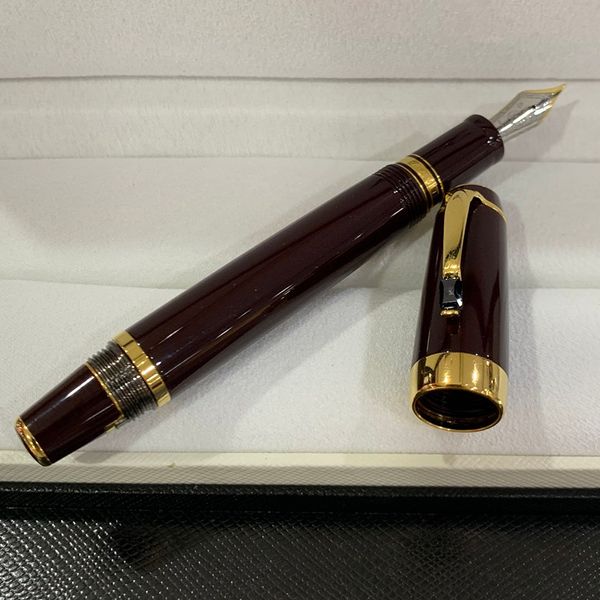 

giftpen classic luxury pen bohemian series wine red mini supplementary ink bag roller ball-pens gold and silver clip writing