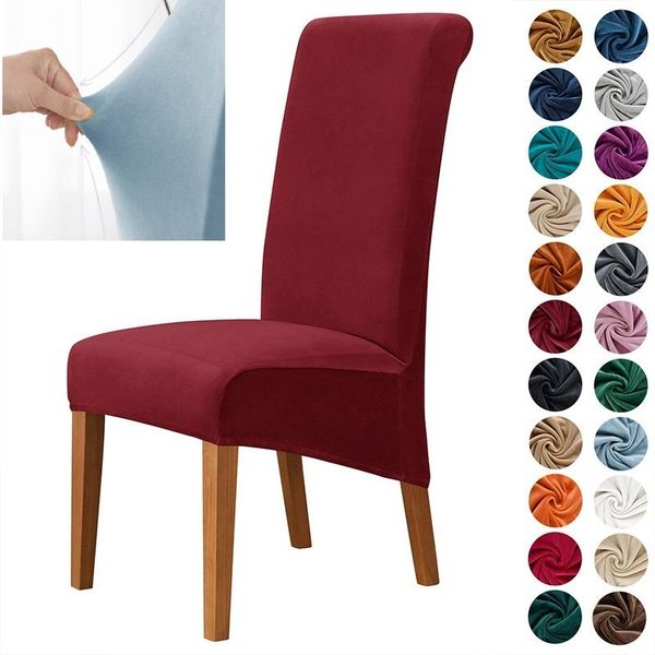 

chair covers 26 colors fabric big size cover stretch high back slipcovers elastic party christmas el banquet