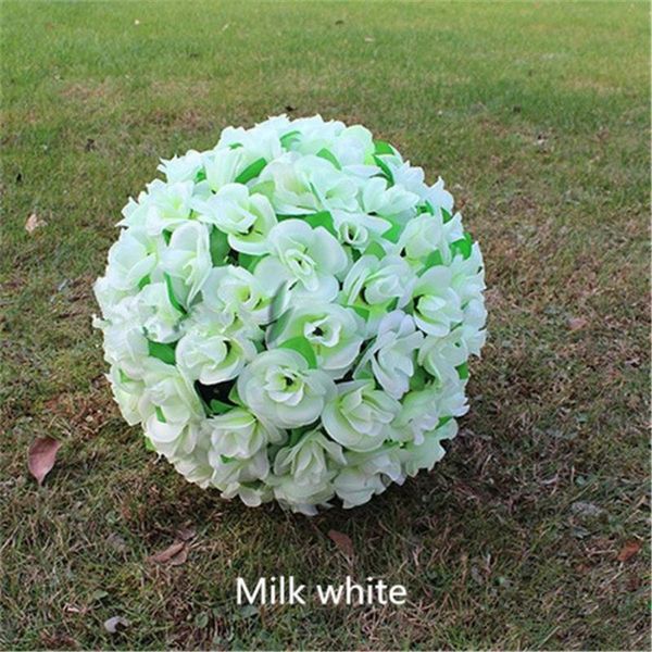 

decorative flowers & wreaths 50cm large size simulation silk artificial rose kissing ball for wedding valentine's day party decoration