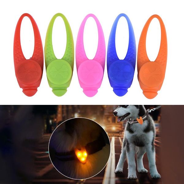 

pet led safety pendant necklace flashing glow light night blinking collar for dog puppy collars & leashes
