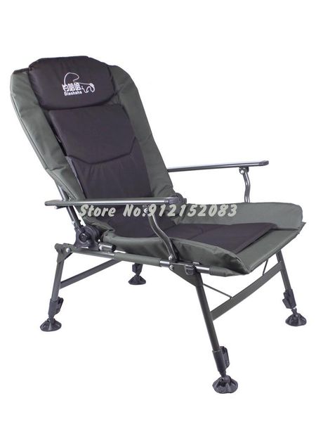 

camp furniture european style fishing chair all terrain folding multifunctional portable double deck raft fish
