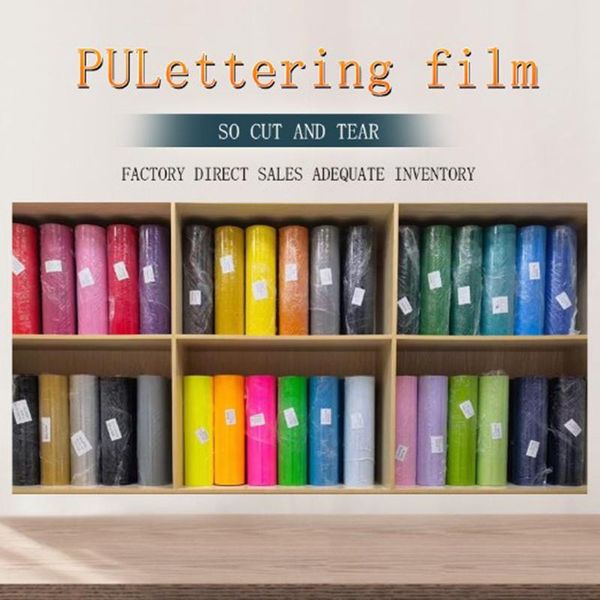 

window stickers heat transfer pu material custom lettering film