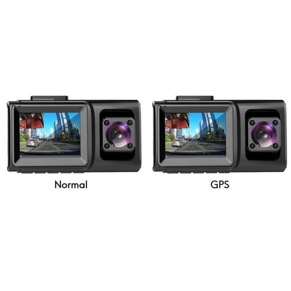 

car dvr dash camera 2inch 3 in 1 rearview dual full hd night vision dashcam dvrs