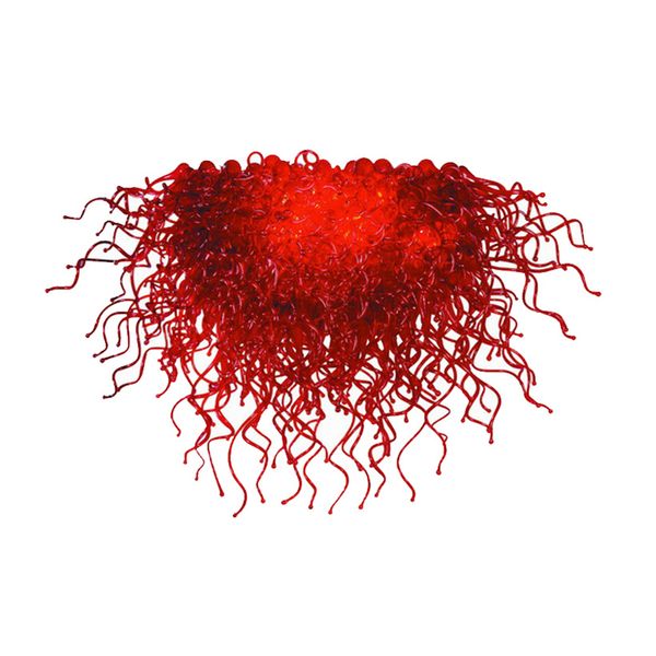 

bedroom chandeliers suspension lamps hand made chandelier modern red colored handing blown murano glass pendant light american style 40x40 i