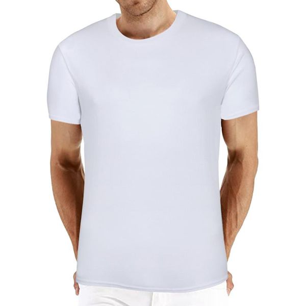 

men's t-shirts t shirt men print office summer solid color simple round neck t-shirt spring short sleeve slim korean quick-drying stree, White;black