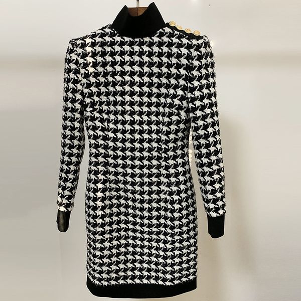 

casual dresses female designer chess tturtle neck of women long sleeves party a943, Black;gray